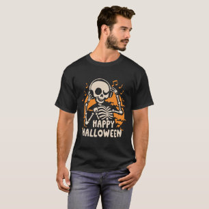 Camiseta DJ Skeleton's Happy Halloween Tee