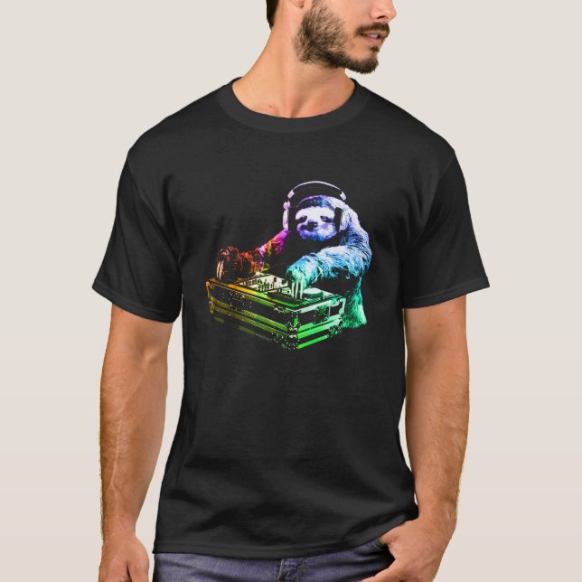 Camiseta Dj Sloth (Anverso)