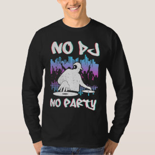 Camiseta DJ Techno Juventud él Sound Techno Sintetizador