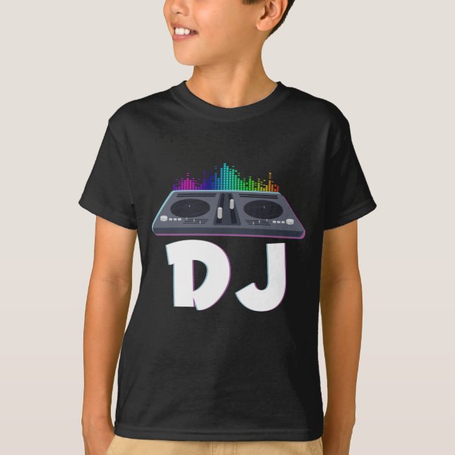Camiseta DJ Techno Music Productor Electro (Anverso)