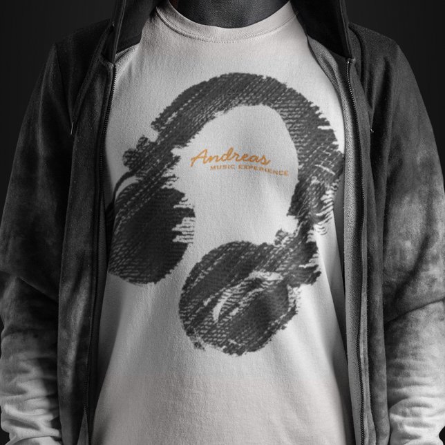 Camiseta DJ Tee d.j. personalizado Guay (cool music only)