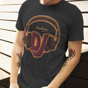 Camiseta DJ tee personalizado fresco