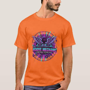 Camiseta DJ Tipografía Ritmo