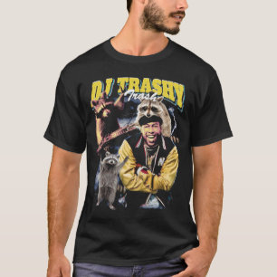 Camiseta DJ Trashy Trash Funny Raccoon Bootleg Shirt
