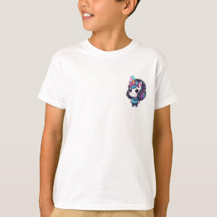 Camiseta DJ Unicornio Gamer Lindo Kawaii Niños