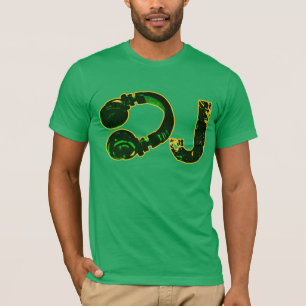 Camiseta DJ verde, música electrónica