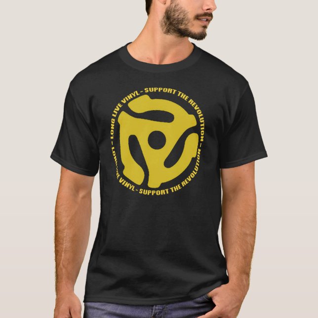 Camiseta DJ - Vive de largo el vinilo (Anverso)