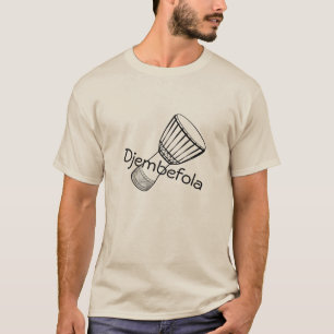Camiseta Djembe - Djembefola (color claro)