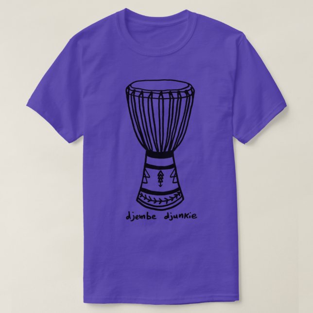 Camiseta djembe djunkie (Diseño del anverso)