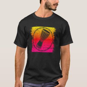 Camiseta Djembe Jembe tambor de música africana tambor fres