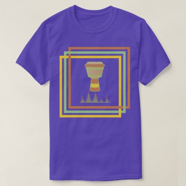 Camiseta djembe musical (Diseño del anverso)