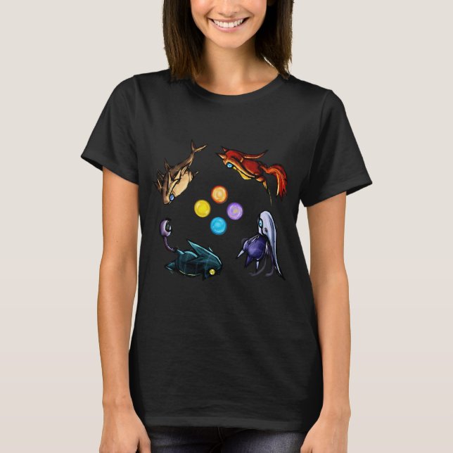 Camiseta Djinn del Sol Dorado (Anverso)