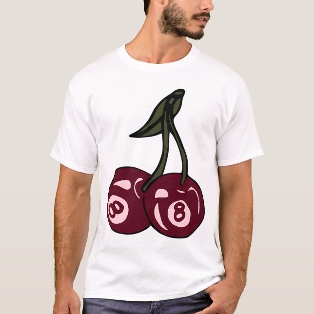 Camiseta Djo Decide Pegatina de arte de álbumes de 8 bolas (Anverso)