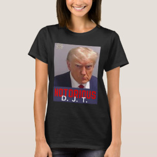 Camiseta Djt - Trump Mug Shot - 24 de agosto de 2023