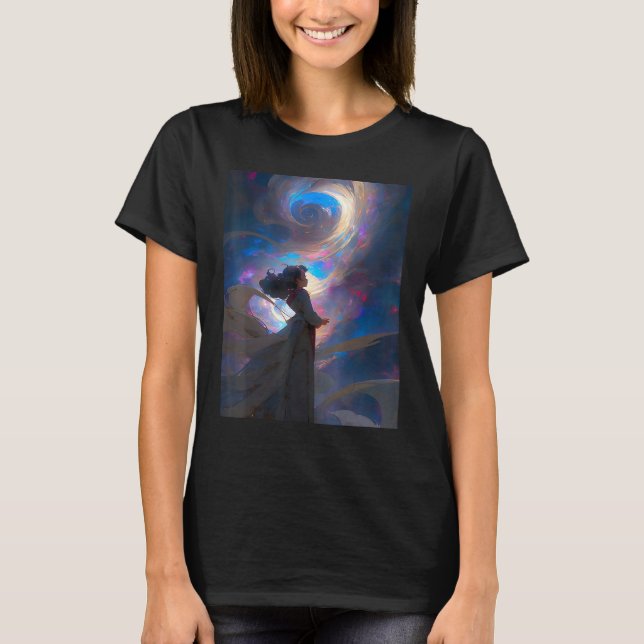 Camiseta DKH138 Sci fi Graphic  Bright Sky Wish (Anverso)