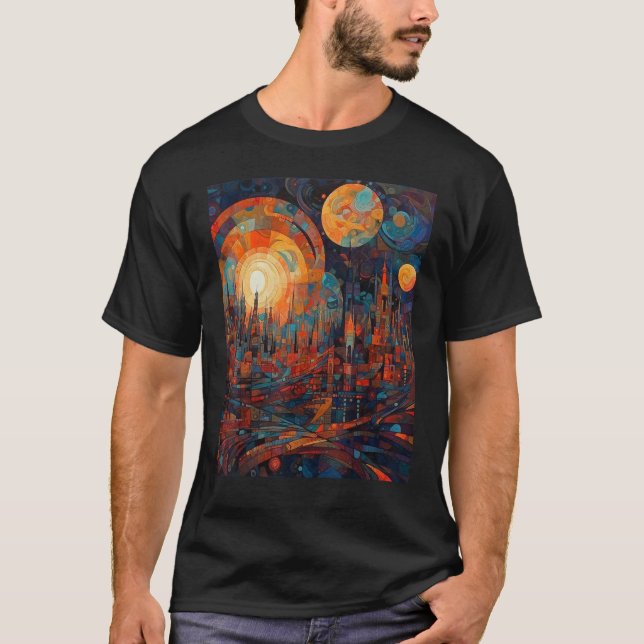 Camiseta DKH138 Sci fi Graphic  One for the Journey (Anverso)