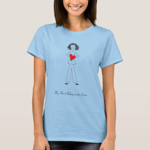 Camiseta dkpwheart, dkpwheartcolor, My Heart Pertenece a ..