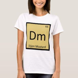 Camiseta Dm - Símbolo de tabla periódica de química de most