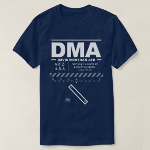 Camiseta DMA de la Base de la Fuerza Aérea Davis-M