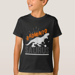 Camiseta Dminto Saurus Rex Birdie Shuttle Dinosaur Dminton 