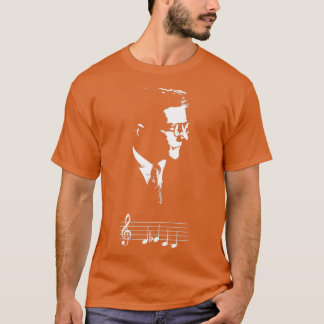 Camiseta Dmitri Shostakovich DSCH notas musicales Gift