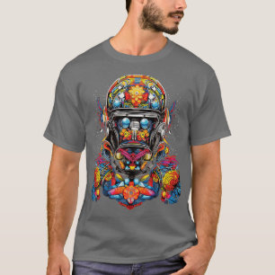 Camiseta DMT Art Psychedelic Spaceman 4