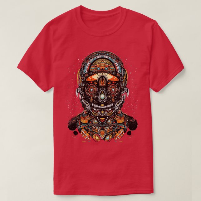 Camiseta DMT Art Psychedelle Spaceman 1 (Diseño del anverso)