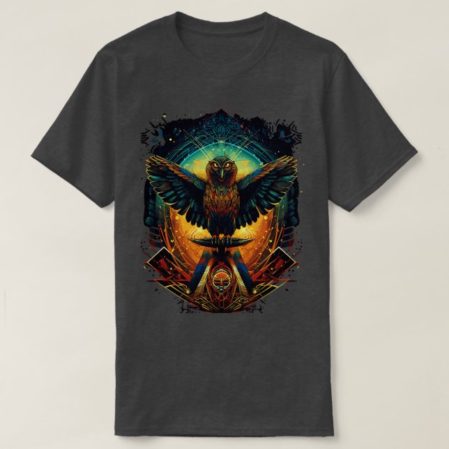 Camiseta DMT Art Shamanic Eagle (Diseño del anverso)