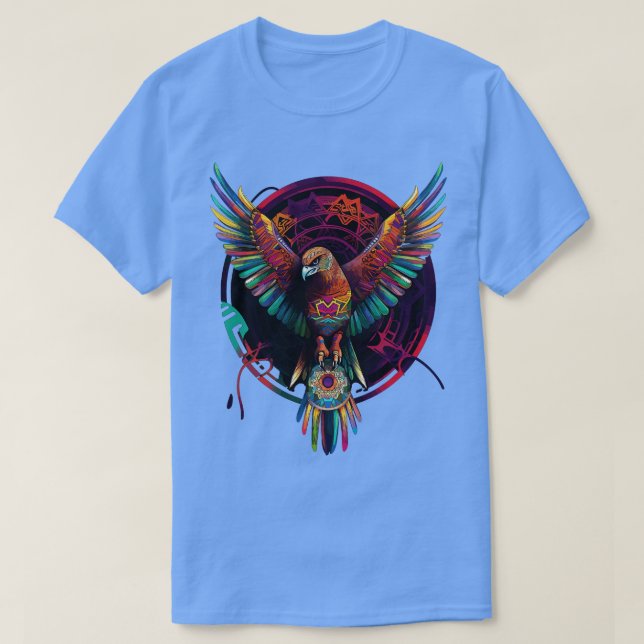 Camiseta DMT Art Shamanic Eagle 1 (Diseño del anverso)