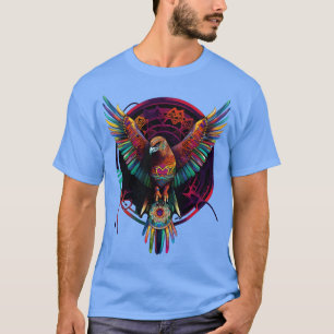 Camiseta DMT Art Shamanic Eagle 1