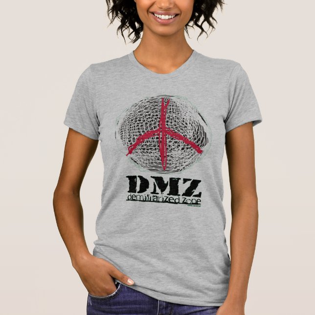 Camiseta DMZ Paz No Guerra Zona Desmilitarizada Libertad EE (Anverso)