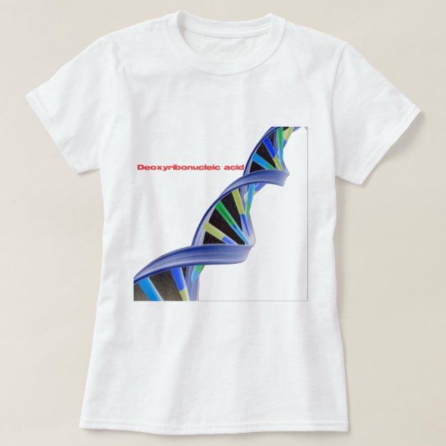 Camiseta DNA - Ácido desoxirribonucléico (Diseño del anverso)