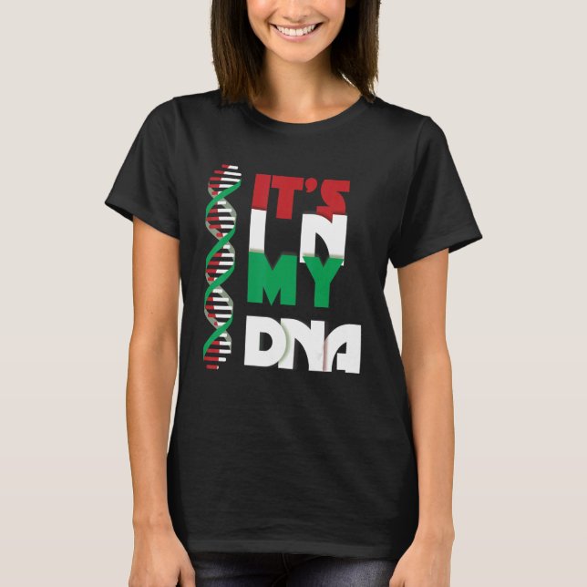 Camiseta DNA Cinco Da Mayo apparel It's in My Dna apparel 5 (Anverso)