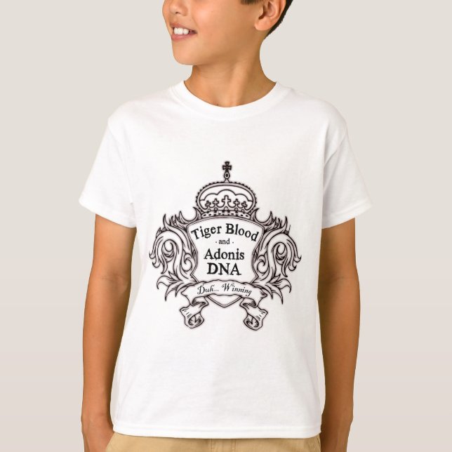 CAMISETA DNA DE ADONIS DE LA SANGRE DEL TIGRE (Anverso)