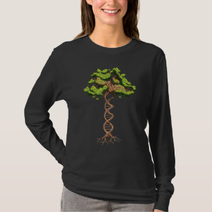 Camiseta Dna Life Tree Investigador Biólogo Profesional Bi