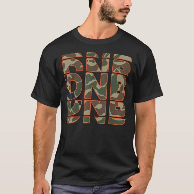 Camiseta DNB Drumandbass Junglist (Anverso)