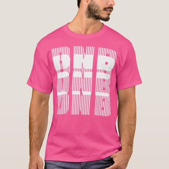 Camiseta Dnb Drums Y Bass Edm Music Rave (Anverso)