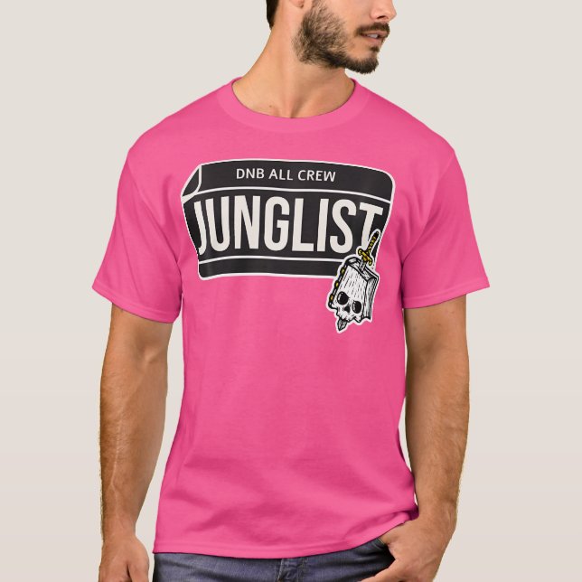 Camiseta Dnb Music Liquid Jungle Edm Drum Y Bass Skull (Anverso)