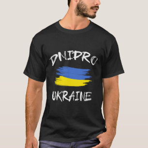 Camiseta Dnipro Ucrania Recuerdo Bandera del país ucraniano
