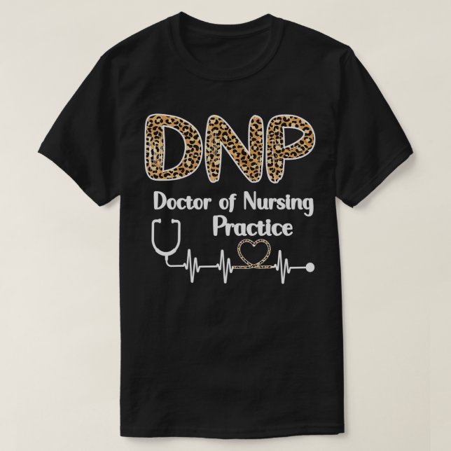Camiseta DNP Médica De Enfermería Práctica Estudiante Gradu (Diseño del anverso)