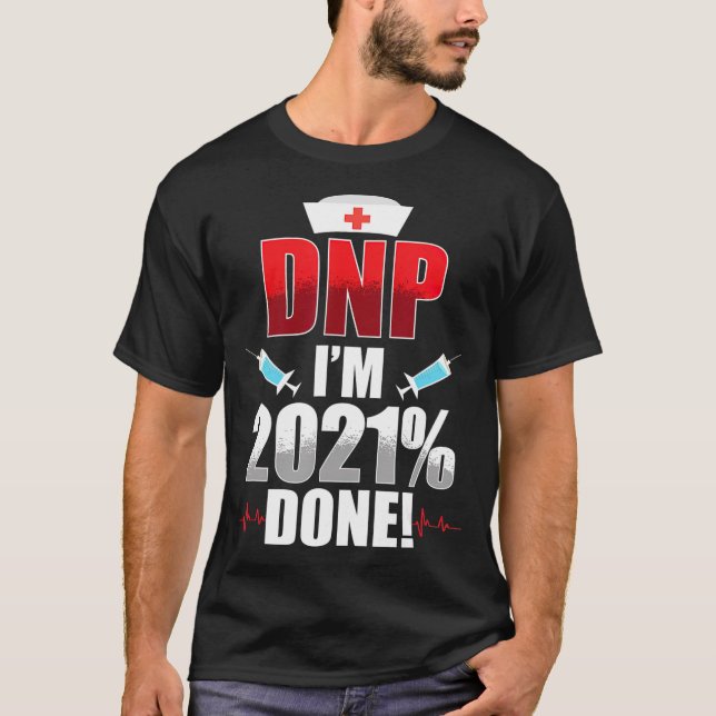 Camiseta DNP Médica de la práctica de Enfermería 2021 Hecho (Anverso)