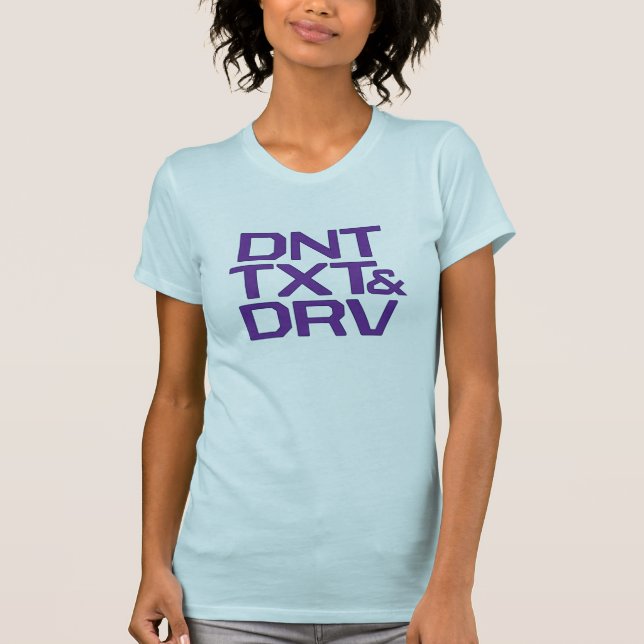 CAMISETA DNT TXT Y DRV (Anverso)