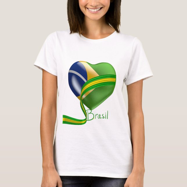 Camiseta Do Brasil Para o Mundo, Com Estilo (Anverso)