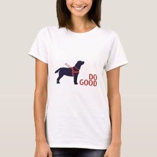 Camiseta Do Good - Service Dog - Black Lab