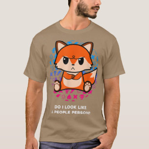 Camiseta Do I Look Like A People Person Grumpy Nerd Fo