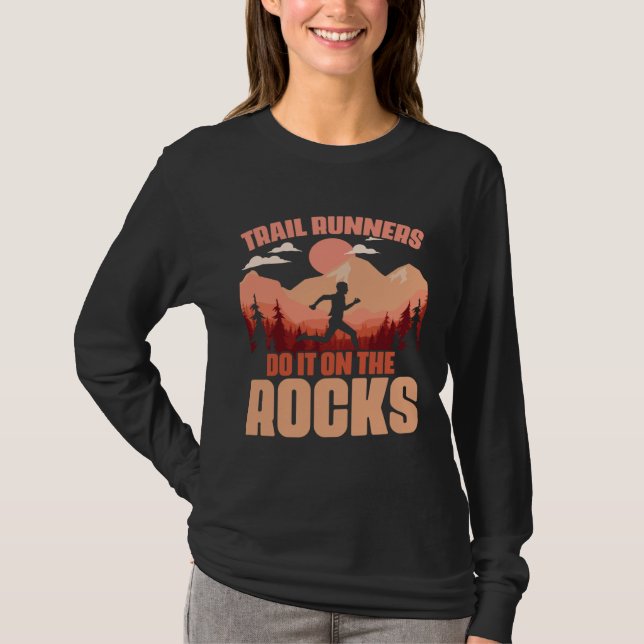 Camiseta Do It On Rocks Mountain Hiking Running Trail Runne (Anverso)