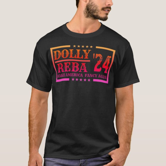 Camiseta Do-lly Reba'24 Hace que Estados Unidos vuelva a fa (Anverso)