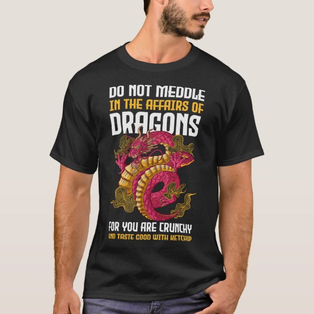 Camiseta Do not Interfere with The Crispy Gragon Food Fairs (Anverso)
