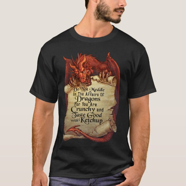 Camiseta Do Not Meddle In The Affairs Of Dragons  Dragon (Anverso)