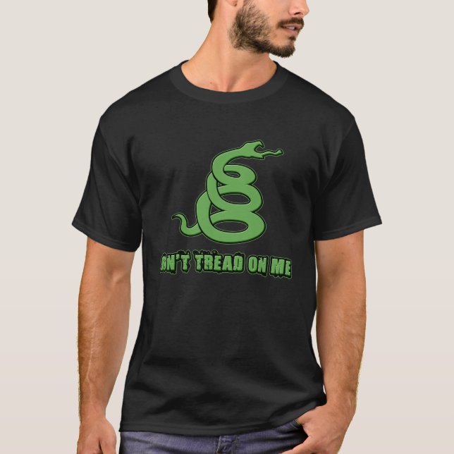 Camiseta Do not Tread On Me Poisonous Snakes (Anverso)